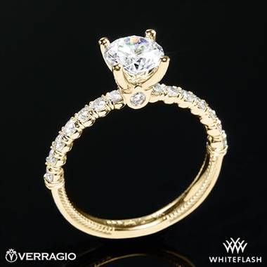 18k Yellow Gold Verragio V-950-R2.0 Renaissance Diamond Engagement Ring
