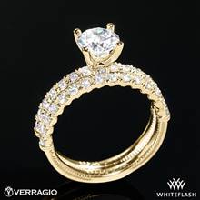 18k Yellow Gold Verragio V-950 Renaissance Diamond Wedding Set | Whiteflash
