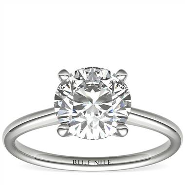 2 Carat Astor Petite Solitaire in Platinum (F/VS2) Ready-to-Ship