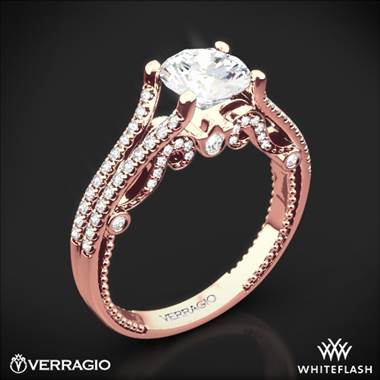 20k Rose Gold Verragio INS-7063R Insignia Diamond Engagement Ring