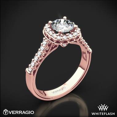 20k Rose Gold Verragio Renaissance 903CU6 Diamond Engagement Ring