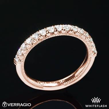 20k Rose Gold Verragio V-951-W2.0 Renaissance Diamond Wedding Ring