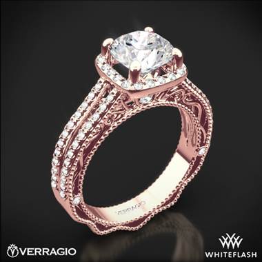 20k Rose Gold Verragio Venetian Lace AFN-5007CU-4 Diamond Engagement Ring
