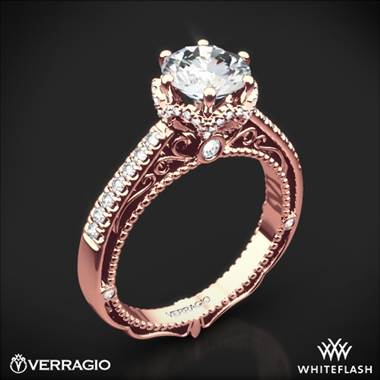 20k Rose Gold Verragio Venetian Lace AFN-5052-4 Diamond Engagement Ring