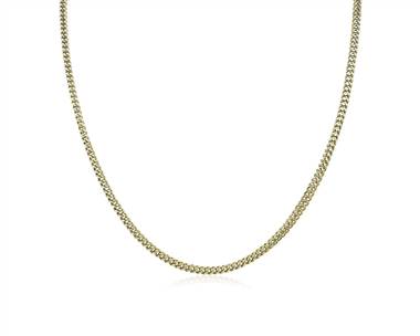 22" Men's Franco Chain In 14k Yellow Gold (2.5 mm)
