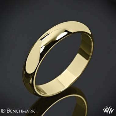 4mm 14k Yellow Gold Benchmark