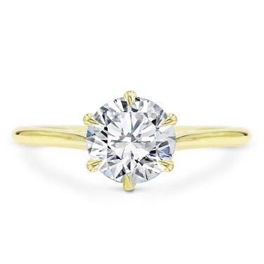 6 Prong Custom Fit Basket Solitaire