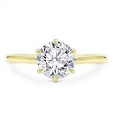 6 Prong Custom Fit Basket Solitaire | Adiamor