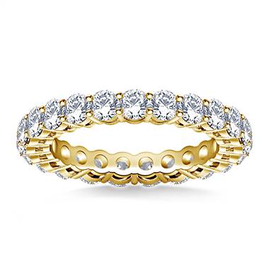 Ageless Round Diamond Eternity Ring in 14K Yellow Gold (2.00 - 2.30 cttw.)