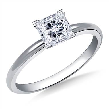 Ageless Solitaire Diamond Engagement Ring in Platinum (2.0 mm)