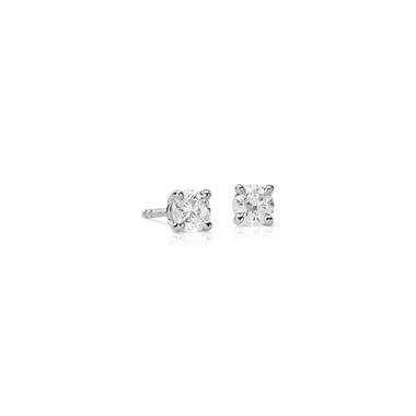 Astor Diamond Stud Earrings in Platinum (1/2 ct. tw.) - H / SI2
