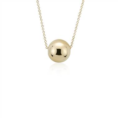 "Ball Pendant in 14k Yellow Gold (8mm)"