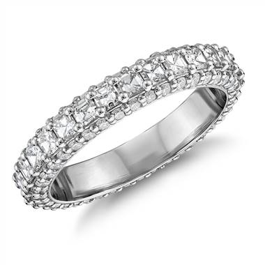 Bella Vaughan for Blue Nile Grandeur Asscher Shape Diamond Ring in Platinum (2 1/4 ct. tw.)