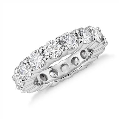 Blue Nile Signature Comfort Fit Diamond Eternity Ring in Platinum (3 5/8 ct. tw.)