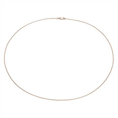 "Cable Chain in 14k Rose Gold"