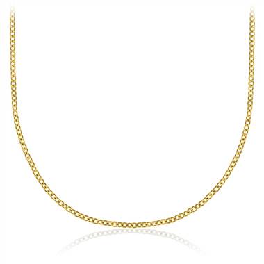 "Cable Chain in 14k Yellow Gold"