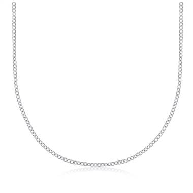 Cable Chain in Platinum (1.5 mm)