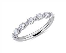 Capri Diamond Ring In 14k White Gold (1/2 ct. tw.) | Blue Nile