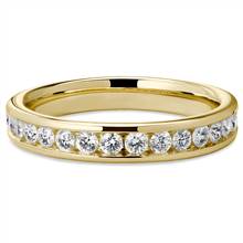 Channel Set Round Diamond Ring in 14k Yellow Gold (1/2 ct. tw.) | Blue Nile