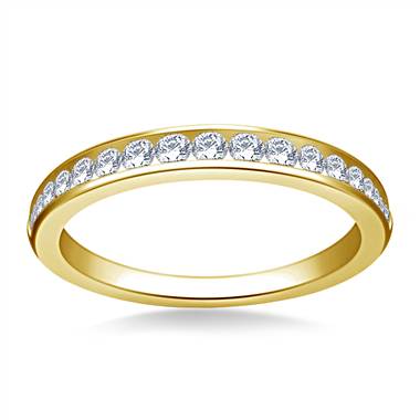 Classic Channel Set Diamond Band in 14K Yellow Gold (3/8 cttw.)