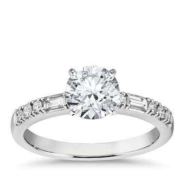 Colin Cowie Dot Dash Diamond Engagement Ring in Platinum (1/6 ct. tw.)