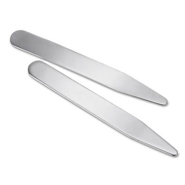 Collar Stays in Sterling Silver