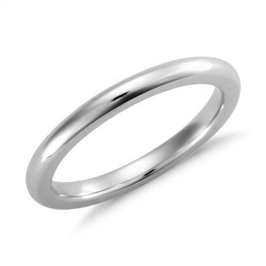 "Comfort Fit Wedding Ring in Platinum (2mm)"