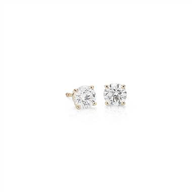 Diamond Stud Earrings in 14k Yellow Gold (1 ct. tw.)