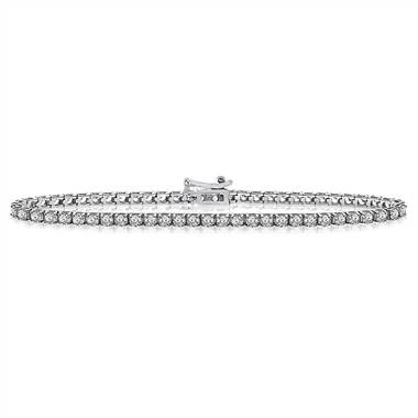 Diamond Tennis Line Bracelet in Platinum (3 cttw.)