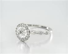 Elegant Marquise Row Engagement Ring in Platinum 1.70mm Width Band (Setting Price) | James Allen