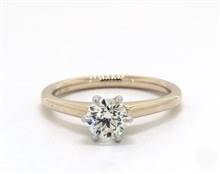 Elegant & Timeless 6-Prong Engagement Ring in 14K Yellow Gold 4mm Width Band (Setting Price) | James Allen