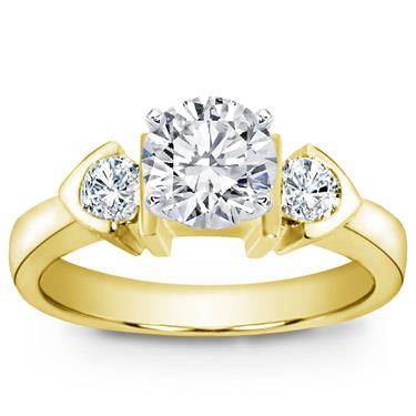 Engagement Setting with Round Diamonds