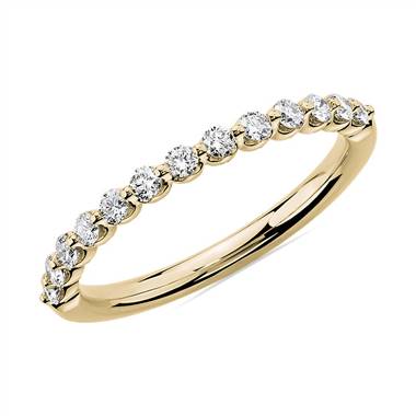 Floating Diamond Wedding Ring in 14k Yellow Gold (1/3 ct. tw.)