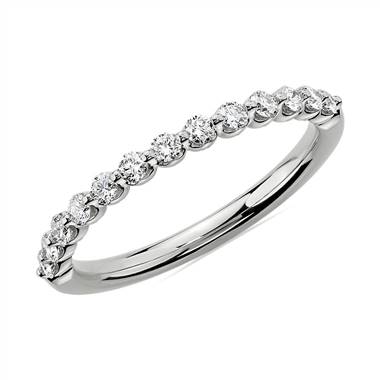 Floating Diamond Wedding Ring in Platinum (1/3 ct. tw.)