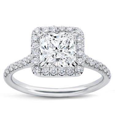 French Cut Halo for Square Diamond