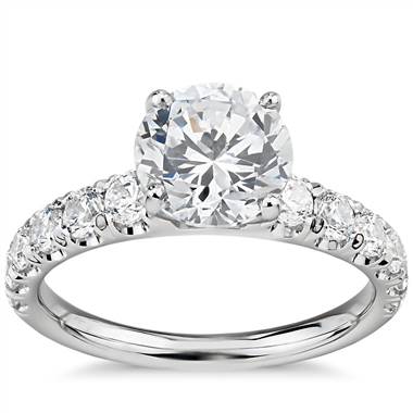 Graduated Tazza Pave Set Diamond Engagement Ring In Platinum 3 4 Ct Tw Blue Nile 44844,Horse Sleeping In Stall