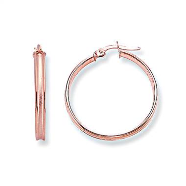 Hoop Earrings in 14K Rose Gold