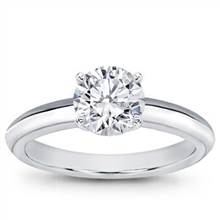 Knife Edge Solitaire Setting | Adiamor