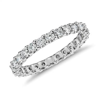 Luna Diamond Eternity Ring in 14k White Gold (1 ct. tw.)