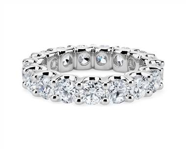 Luna Diamond Eternity Ring In Platinum (4 ct. tw.)