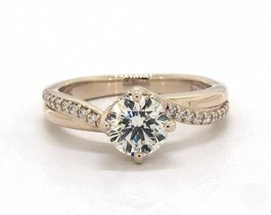 James allen twisted pave engagement ring shop