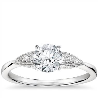 Monique Lhuillier Cherish Diamond Engagement Ring in Platinum (3/8 ct. tw.)