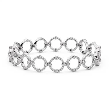 "Monique Lhuillier Deco Diamond Bracelet in 18k White Gold (2 ct. tw.)"