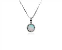 Opal Rope Pendant In Sterling Silver (7mm) | Blue Nile