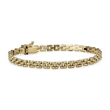 "Petite Panther Bracelet in 14k Yellow Gold"