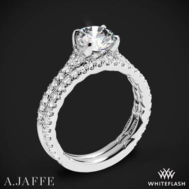 Platinum A. Jaffe ME2003QB Seasons of Love Diamond Wedding Set