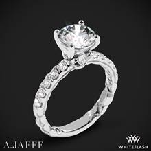 Platinum A. Jaffe MECRD2504Q/246 Diamond Engagement Ring | Whiteflash