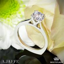 Platinum A. Jaffe MES166 Classics Solitaire Engagement Ring | Whiteflash
