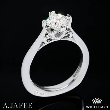 Platinum A. Jaffe MES438 Seasons of Love Solitaire Engagement Ring