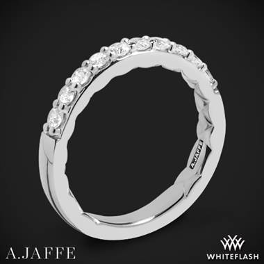 Platinum A. Jaffe MR1401Q Classics Diamond Wedding Ring